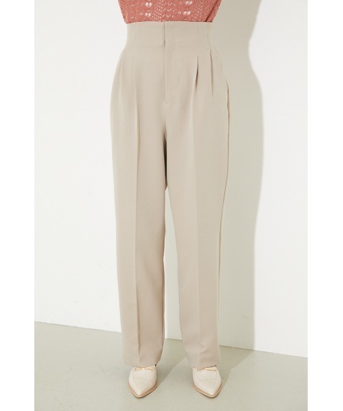 rienda(リエンダ)の「センタープレスストレートパンツ(スラックス・レディース・ブラック/ベージュ/ピンク・SMALL/MEDIUM/X-SMALL)」の13枚目の写真