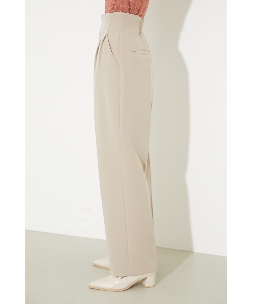rienda(リエンダ)の「センタープレスストレートパンツ(スラックス・レディース・ブラック/ベージュ/ピンク・SMALL/MEDIUM/X-SMALL)」の14枚目の写真
