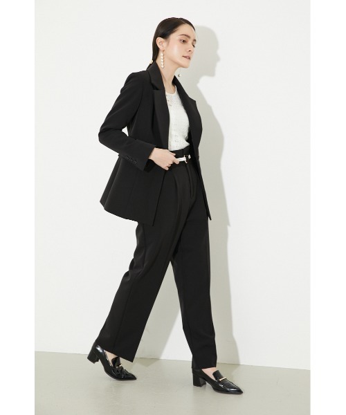 rienda(リエンダ)の「センタープレスストレートパンツ(スラックス・レディース・ブラック/ベージュ/ピンク・SMALL/MEDIUM/X-SMALL)」の21枚目の写真