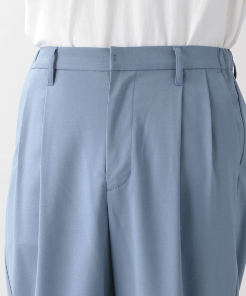 RAGEBLUE（レイジブルー）の「TRストレッチ/タックワイドパンツ/260972（スラックス・メンズ・その他4/グリーン/ブラック/パープル/サックスブルー/グレー・MEDIUM/SMALL/LARGE）」の16枚目の写真