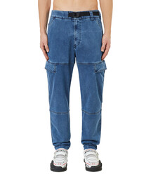 DIESEL | DIESEL SS22 メンズ カーゴパンツ デニム ジョグジーンズ サステナブル(デニムパンツ)