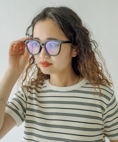 mystic（ミスティック）の「黒縁メガネ（メガネ・レディース・ブラック・ONE SIZE）」の3枚目の写真