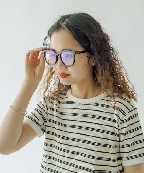 mystic（ミスティック）の「黒縁メガネ（メガネ・レディース・ブラック・ONE SIZE）」の4枚目の写真