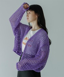 ﾒｯｼｭ編みｶｰﾃﾞｨｶﾞﾝ