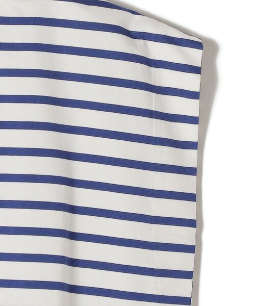 SHIPS（シップス）の「ALBINI オーガニックコットンボーダープルオーバー◆（Tシャツ/カットソー・レディース・ブラック/ベージュ/ブルー・ONE SIZE）」の12枚目の写真
