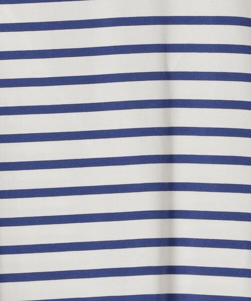 SHIPS（シップス）の「ALBINI オーガニックコットンボーダープルオーバー◆（Tシャツ/カットソー・レディース・ブラック/ベージュ/ブルー・ONE SIZE）」の15枚目の写真