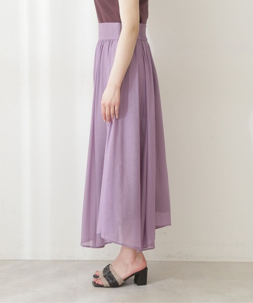 PROPORTION BODY DRESSING(プロポーションボディドレッシング)の「<E>イレヘムシャイニーSK / 1212127400(スカート・レディース・ピンク系その他/パープル/グレー・SMALL/MEDIUM)」の14枚目の写真