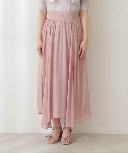 PROPORTION BODY DRESSING(プロポーションボディドレッシング)の「<E>イレヘムシャイニーSK / 1212127400(スカート・レディース・ピンク系その他/パープル/グレー・SMALL/MEDIUM)」の9枚目の写真