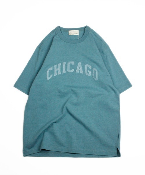 Universal Style Wear(ユニバーサルスタイルウェア)の「Universal Style Wear フェルト カレッジ Tシャツ(Tシャツ/カットソー・メンズ・ネイビー/ブラック/オフホワイト/ブルーグレー・X-LARGE/LARGE/MEDIUM)」の19枚目の写真