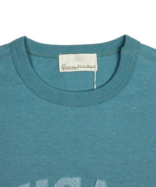 Universal Style Wear(ユニバーサルスタイルウェア)の「Universal Style Wear フェルト カレッジ Tシャツ(Tシャツ/カットソー・メンズ・ネイビー/ブラック/オフホワイト/ブルーグレー・X-LARGE/LARGE/MEDIUM)」の22枚目の写真