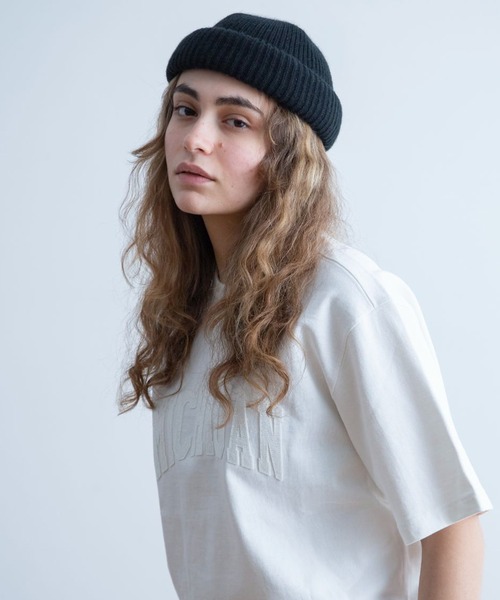 Universal Style Wear(ユニバーサルスタイルウェア)の「Universal Style Wear フェルト カレッジ Tシャツ(Tシャツ/カットソー・メンズ・ネイビー/ブラック/オフホワイト/ブルーグレー・X-LARGE/LARGE/MEDIUM)」の9枚目の写真