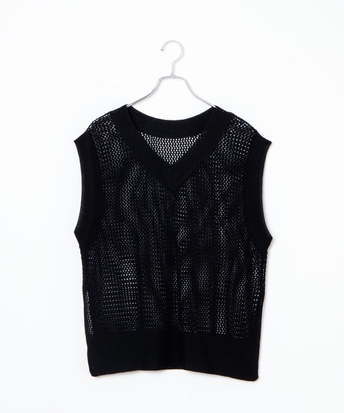 WEGO（ウィゴー）の「WEGO/2WAYメッシュベスト（ベスト・レディース・グリーン/ホワイト/ブラック・FREE）」の16枚目の写真