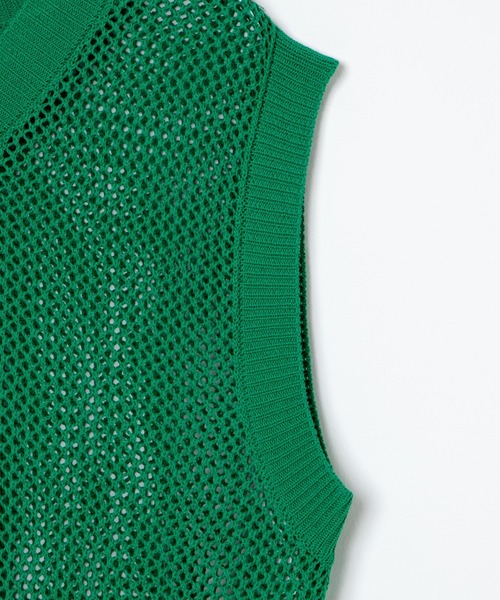 WEGO（ウィゴー）の「WEGO/2WAYメッシュベスト（ベスト・レディース・グリーン/ホワイト/ブラック・FREE）」の21枚目の写真