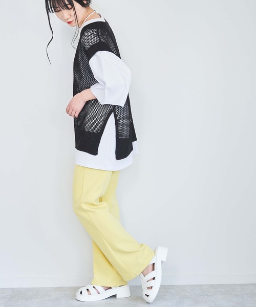 WEGO（ウィゴー）の「WEGO/2WAYメッシュベスト（ベスト・レディース・グリーン/ホワイト/ブラック・FREE）」の7枚目の写真