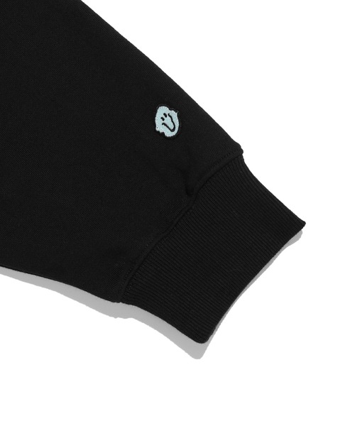 ISTKUNST（イストクンスト）の「【nice ghost club】3GHOST LOGO HOODIE / ナイスゴーストクラブ ３ゴースト ロゴ フーディー（パーカー・メンズ・ライトグレー/ブラック/パープル・MEDIUM/LARGE）」の17枚目の写真