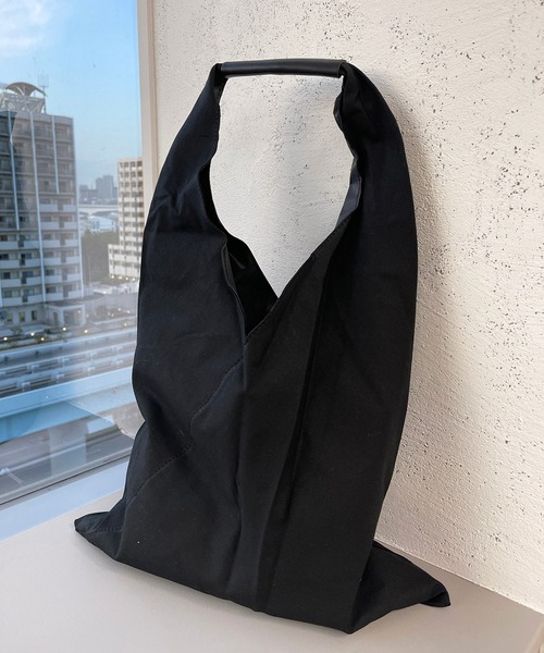 apres jour mignon(アプレジュールミニョン)の「【apresjour mignon×ARIAZ】シンプルマルシェバッグ(トートバッグ・レディース・ブラック・ONESIZE)」の2枚目の写真