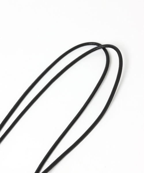 LEPSIM（レプシィム）の「ラフィアフェイクレザーコンビBAG　269160（かごバッグ・レディース・ブラック/アイボリー・ONE SIZE）」の11枚目の写真