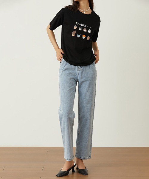 セール ウエストゴムストレートデニム デニムパンツ Ulysses ユリシス のファッション通販 Zozotown