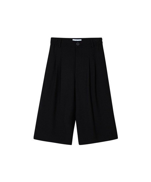 パンツ 「 EKCOOKIES 」ダブルウエストハーフパンツ EKCOOKIES（イーケークッキーズ）の「 ユニセックス  EKCOOKIES