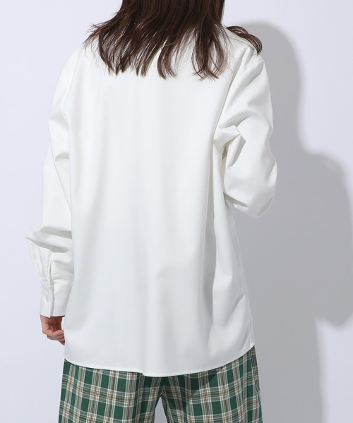 MAISON BREEZE（メゾンブリーズ）の「一枚でモード感漂う【MAISON BREEZE】コンテンポラリーモードシャツ SCCH83（シャツ/ブラウス・レディース・ホワイト/ブラック・4/3）」の21枚目の写真