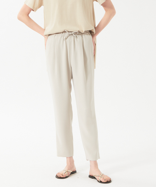 qualite（カリテ）の「【セットアップ対応】ダブルクロスドロストパンツ（その他パンツ・レディース・ブラック/グレイッシュベージュ・40/38/36/34）」の16枚目の写真