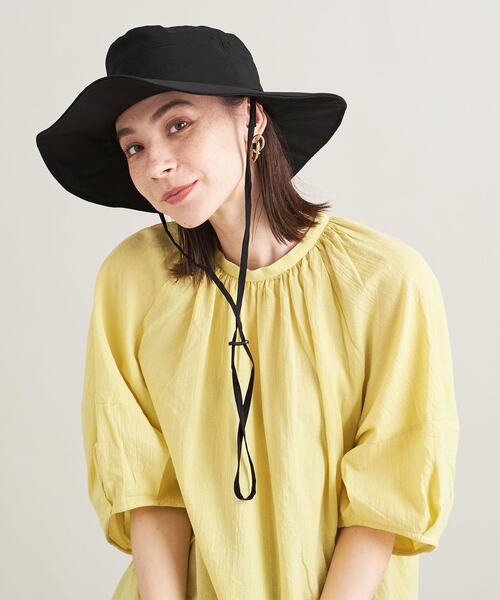 BEAUTY&YOUTH UNITED ARROWS（ビューティーアンドユースユナイテッドアローズ）の「ワイドブリム ハット（ハット・レディース・ブラック/オリーブ・FREE）」の4枚目の写真