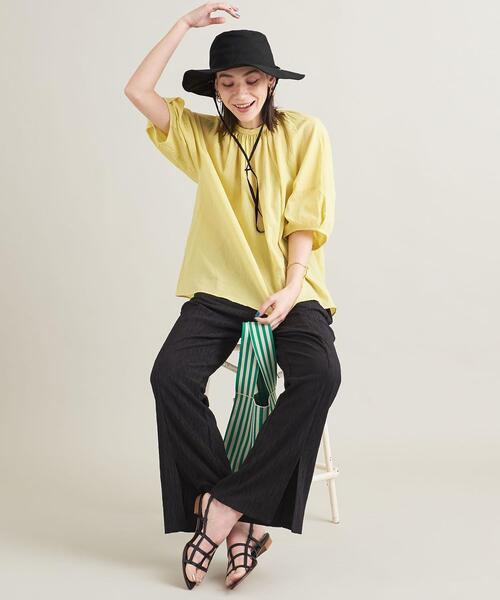 BEAUTY&YOUTH UNITED ARROWS（ビューティーアンドユースユナイテッドアローズ）の「ワイドブリム ハット（ハット・レディース・ブラック/オリーブ・FREE）」の6枚目の写真