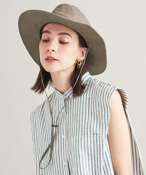 BEAUTY&YOUTH UNITED ARROWS（ビューティーアンドユースユナイテッドアローズ）の「ワイドブリム ハット（ハット・レディース・ブラック/オリーブ・FREE）」の7枚目の写真