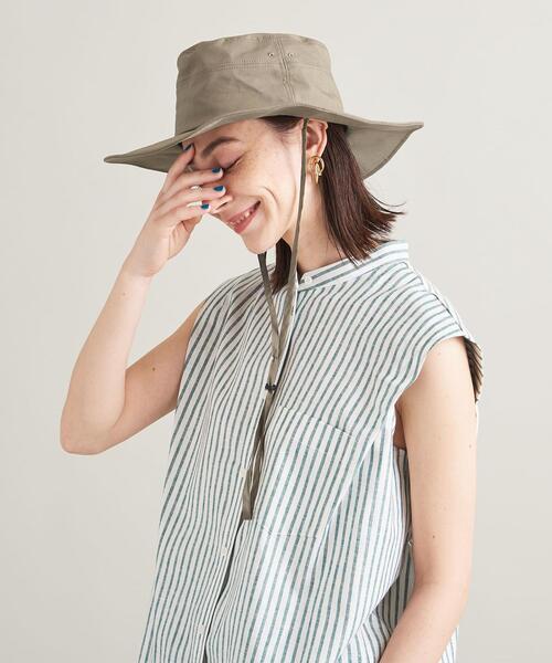 BEAUTY&YOUTH UNITED ARROWS（ビューティーアンドユースユナイテッドアローズ）の「ワイドブリム ハット（ハット・レディース・ブラック/オリーブ・FREE）」の8枚目の写真