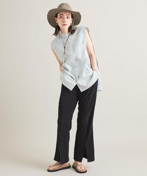 BEAUTY&YOUTH UNITED ARROWS（ビューティーアンドユースユナイテッドアローズ）の「ワイドブリム ハット（ハット・レディース・ブラック/オリーブ・FREE）」の18枚目の写真