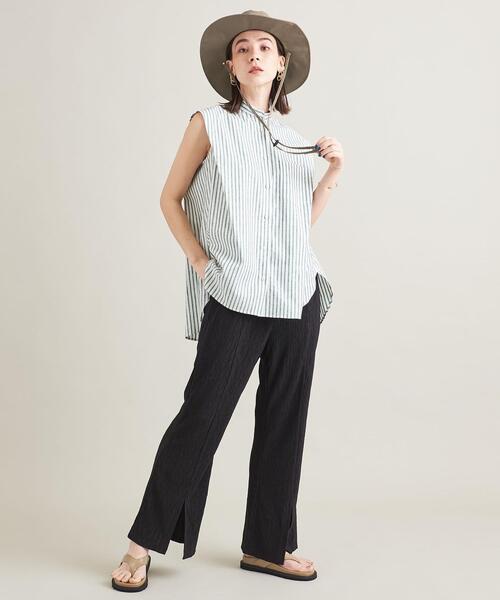 BEAUTY&YOUTH UNITED ARROWS（ビューティーアンドユースユナイテッドアローズ）の「ワイドブリム ハット（ハット・レディース・ブラック/オリーブ・FREE）」の17枚目の写真