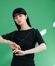 【一部直営店舗・WEB限定】シアーカラーメローTee