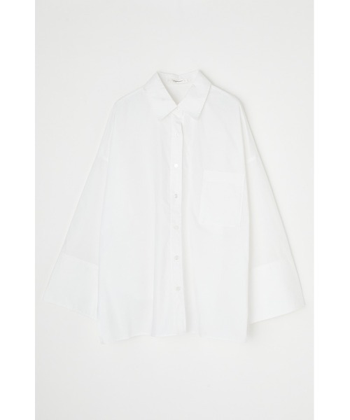 MOUSSY（マウジー）の「WIDE SLEEVE シャツ（シャツ/ブラウス・レディース・ホワイト/ブルー系その他/キナリ・FREE）」の2枚目の写真