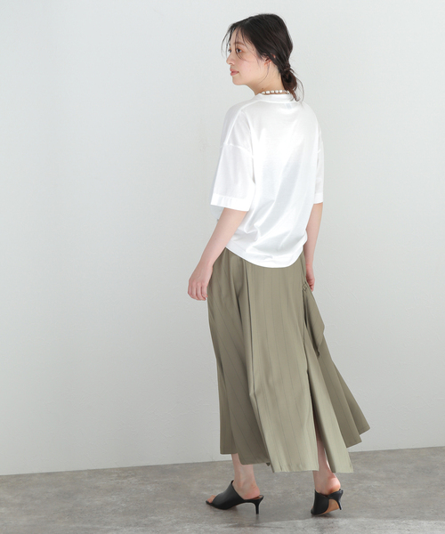 VERMEIL par iena（ヴェルメイユパーイエナ）の「【UJOH/ウジョー】Tape Gatherd スカート（スカート・レディース・グリーン・SMALL/MEDIUM）」の14枚目の写真
