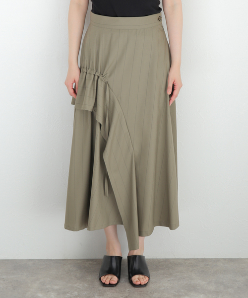 VERMEIL par iena（ヴェルメイユパーイエナ）の「【UJOH/ウジョー】Tape Gatherd スカート（スカート・レディース・グリーン・SMALL/MEDIUM）」の15枚目の写真