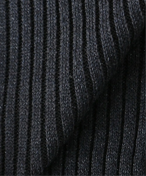 plage CARMER リネン カーディガン ブラック plage（プラージュ）の「JAZZ LINEN カーディガン（カーディガン