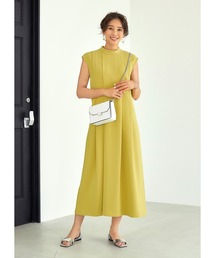 【LUXE】とばし留めタックワンピース