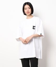 ★pledge★ビッグシルエット バックプリントTシャツ