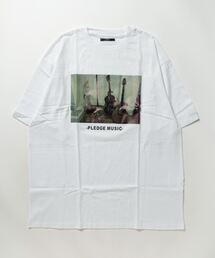 ★pledge★ビッグシルエット バックプリントTシャツ