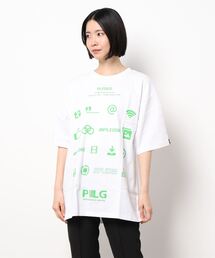 Pledge（プレッジ）の「★pledge★ビッグシルエット　バックプリントＴシャツ（Tシャツ/カットソー）」