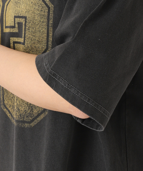 journal standard L'essage（ジャーナルスタンダードレサージュ）の「ナンバーTシャツ（Tシャツ/カットソー・レディース・グレー/ナチュラル・FREE）」の17枚目の写真