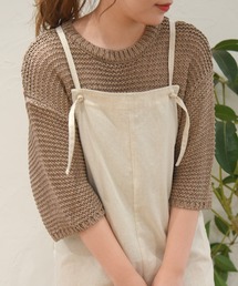 sango | 半コースガーター編みニットプルオーバー(ニット/セーター)