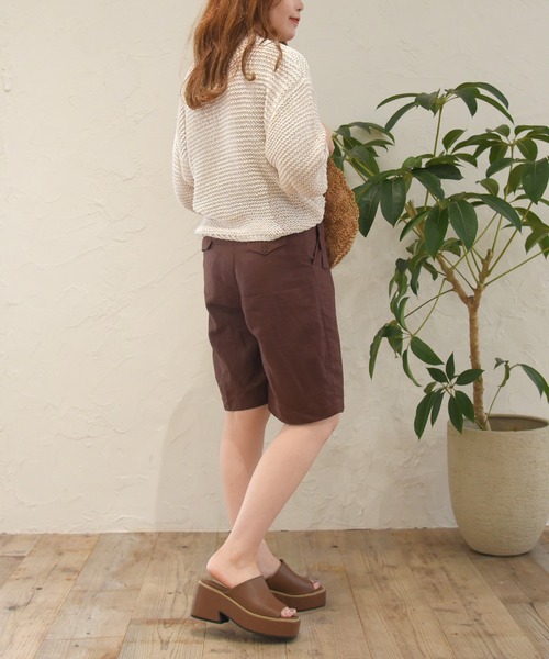 sango（sango）の「半コースガーター編みニットプルオーバー（ニット/セーター・レディース・ピンク/ベージュ系その他/モカ・FREE）」の16枚目の写真