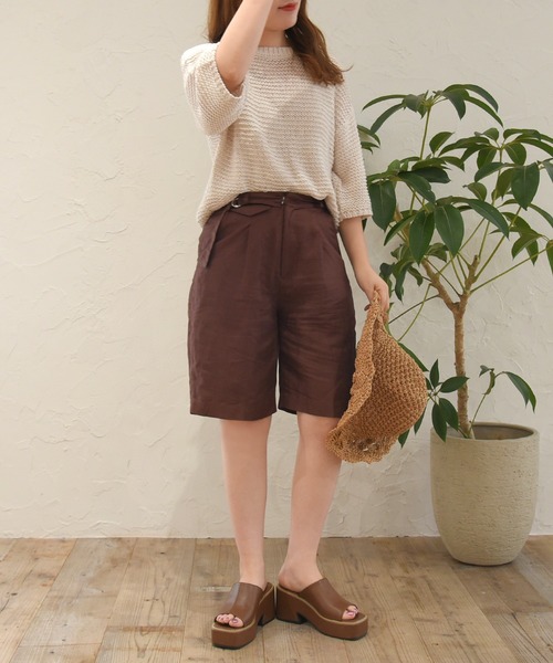 sango（sango）の「半コースガーター編みニットプルオーバー（ニット/セーター・レディース・ピンク/ベージュ系その他/モカ・FREE）」の13枚目の写真