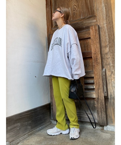 HEILIS(ヘイリス)の「《hideka select》プリーツストレートパンツ(その他パンツ・レディース・アイボリー/ライトグリーン/ブラック/グリーン/ピンク・FREE)」の16枚目の写真