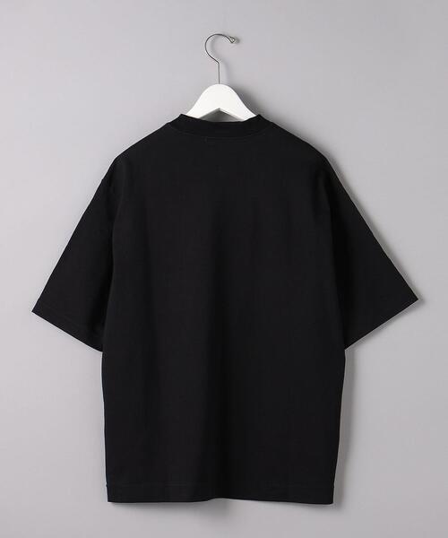 District(ディストリクト)の「<District> ペーパーモックネック Tシャツ(Tシャツ/カットソー・メンズ・オフホワイト/ダークグレー・M/XL/L/S)」の3枚目の写真
