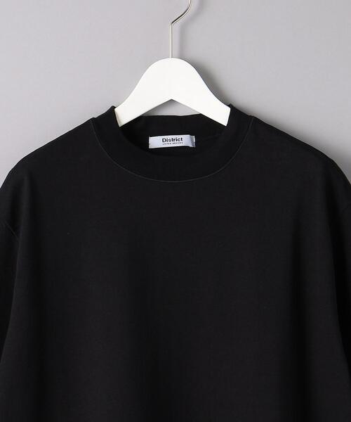 District(ディストリクト)の「<District> ペーパーモックネック Tシャツ(Tシャツ/カットソー・メンズ・オフホワイト/ダークグレー・M/XL/L/S)」の4枚目の写真