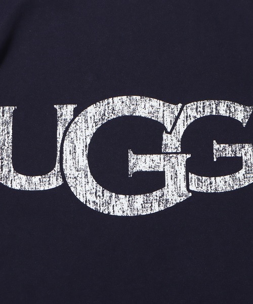 UGG（アグ）の「UGG@mos ネックダブルライン Tシャツ（Tシャツ/カットソー・レディース・グリーン/ネイビー/ホワイト・L/M/XL）」の6枚目の写真