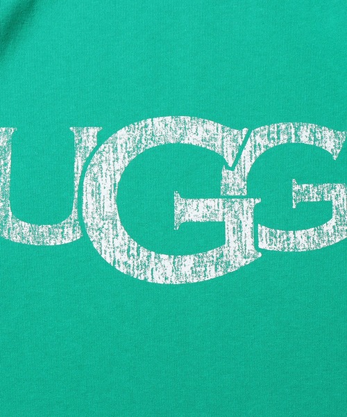 UGG（アグ）の「UGG@mos ネックダブルライン Tシャツ（Tシャツ/カットソー・レディース・グリーン/ネイビー/ホワイト・L/M/XL）」の18枚目の写真