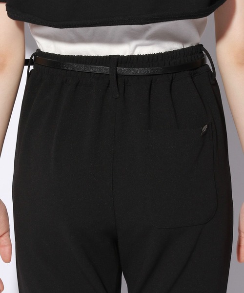 repipi armario（レピピ アルマリオ）の「ベルトツキジョーゼットセミフレアパンツ（その他パンツ・キッズ・ブラック・SMALL/MEDIUM/LARGE）」の4枚目の写真